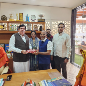Meeting with Sri. Dileep Sanghani Chairman of IFFCO and Former Minister